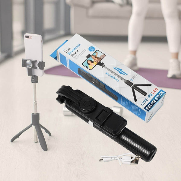 Bluetooth Selfie Stick, Portable Phone Tripod Stand for Mobile. - dailyneed.life