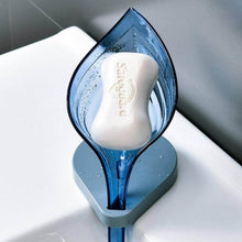 Plastic Leaf Shape Soap Box Self Draining Bathroom Soap Holder, Decorative Drainage Plastic Soap Dish with Draining Tray (Mix Color / 1 Pc) - dailyneed.life