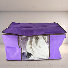 Clothing storage bag with zipper, non-woven storage bag for storing the clothes and sarees. - dailyneed.life