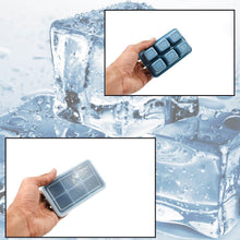 6 Grid Silicone Ice Tray Used In All Kinds Of Places Like Household Kitchens For Making Ice From Water And Various Things And All With Color Box (1 Pc) - dailyneed.life