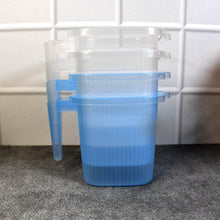 Plastic Transparent Bathroom Water Mug (4 pc / Mix colour / 1000 ML) - dailyneed.life