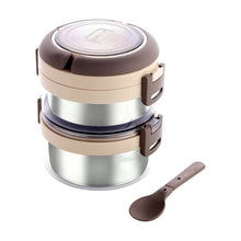 Ganesh Steko-2 Double Layer Stainless Steel Insulated Lunch Box Set - dailyneed.life
