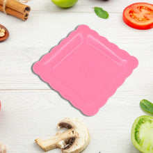 Square Plastic Dinner Plate Snacks / Breakfast, Restaurant Serving Trays Home School Coffee Hotel Kitchen Office (8 Pcs Set) - dailyneed.life