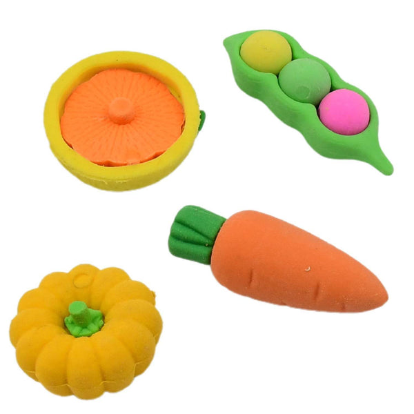 Mix Design Fancy & Stylish Colorful Erasers (1 Set / 4 Pc Set) - dailyneed.life