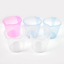 Plastic Round Transparent Bath Water Mug (5 pc / Mix colour / 1200 ML) - dailyneed.life