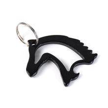 Metal Horse Face Shaped Keychain (1 Pc) - dailyneed.life