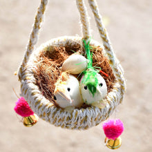 Artificial Jute Hanging Birds Nest Jhumar Chidiyan Ka Ghosla - dailyneed.life