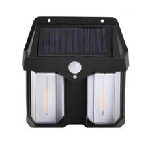 Outdoor Solar Wall Lamp Outdoor Waterproof High Quality Lamp Induction Garden Lamp Garden Villa Night Lamp Double Lamp Light (1 Pc) - dailyneed.life
