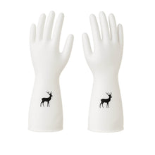 Reusable Deer Print Rubber Cleaning Gloves (1 Pair ) - dailyneed.life