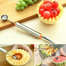 Multifunctional 2 in 1 Melon Baller - Stainless Steel Dig Scoop with Fruit Carving Knife. - dailyneed.life