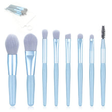 8-Piece Mini Makeup Brush Kit – Portable Premium Synthetic Set with Case (Mix Colors) - dailyneed.life