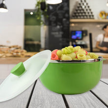 Apex 2200ml Microwave-Safe Plastic Serving Bowl with Lid (1 Pc) - dailyneed.life