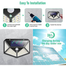 Outdoor Solar Lamp 100 LED Solar Light PIR Motion Sensor Wall Light ( 1 Pc) - dailyneed.life