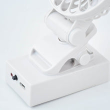 Rechargeable Mini Clip-On Desk Fan (1 Pc) - dailyneed.life