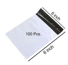 Tamper Proof Courier Bags (06X06 inch) Pack of 100Pcs - dailyneed.life