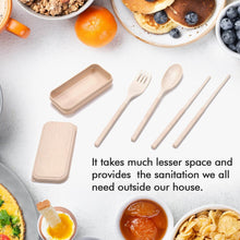 Spoon Fork Chopsticks Set Dinnerware 3PCS / Set Lunch Tableware Detachable Cutlery Portable Travel Kitchen Accessories - dailyneed.life
