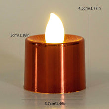 Electrical Candles Diya LED Tea Light, Plastic Candle Light Candle Candle, Diwali (24 Pc Set) - dailyneed.life