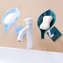 Soap Holder Leaf-Shape Self Draining Soap Dish Holder, With Suction Cup Soap Dish Suitable for Shower, Bathroom, Kitchen Sink - dailyneed.life