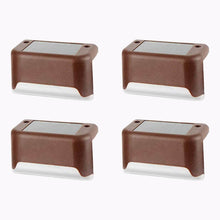 4-Piece Solar Waterproof Garden, Stair & Railing Lights - dailyneed.life