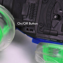 Rechargeable 360 degree stunt rolling remote control car with colourful 3d lights and music for kids - dailyneed.life