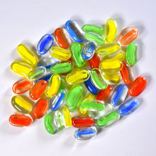 Glass Gem Stone, Flat Round Marbles Pebbles for Vase Fillers, Attractive pebbles for Aquarium Fish Tank. - dailyneed.life