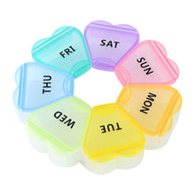 7-Day Round Weekly Pill Organizer Box (1 Pc) - dailyneed.life