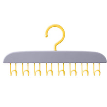 Plastic Organizer Hanger 360 Degree Rotatable Clothes Multifunctional with 8 Hooks Heavy Duty Clothing Tank Top Belt Towel Drying Rack Holder (1 pc) - dailyneed.life