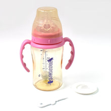 Plastic Baby Feeding Bottle with Handles & Straw (220 ML / 1 Pc) - dailyneed.life