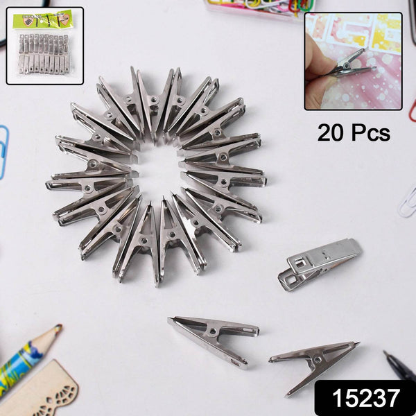 Cloth Drying Pins Stainless Steel Cloth Clips (20 Pcs Set) - dailyneed.life