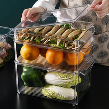 Refrigerator Organizer Bins Stackable Fridge Organizers for Freezer, Kitchen, Cabinets Box - dailyneed.life
