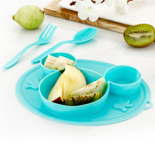 Silicon Micky Plate And 1 Spoon & 1 Fork Card Packing ( 1 Pc Product) - dailyneed.life