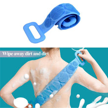 Silicone Body Back Scrubber Double Side Bathing Brush for Skin Deep Cleaning, Scrubber Belt - dailyneed.life