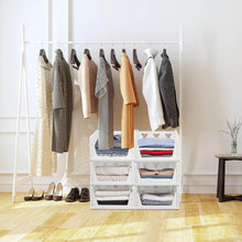 3 Layer Stackable Multifunctional Storage,for Clothes Foldable Drawer Shelf Basket Utility Cart Rack Storage Organizer Cart for Kitchen, Pantry Closet, Bedroom, Bathroom, Laundry(3 Layer 1 Pc) - dailyneed.life