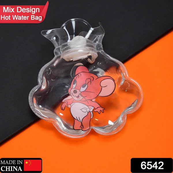 Transparent Multi-Design Hot Water Bag with Cover for Pain Relief - dailyneed.life