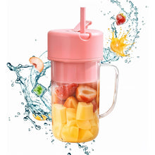 Portable Crusher Juicer With Handle & Straw, USB Rechargeable Multi Blades (420 ML) - dailyneed.life
