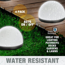 Dome Solar Garden Light Set (4 Pc) - dailyneed.life