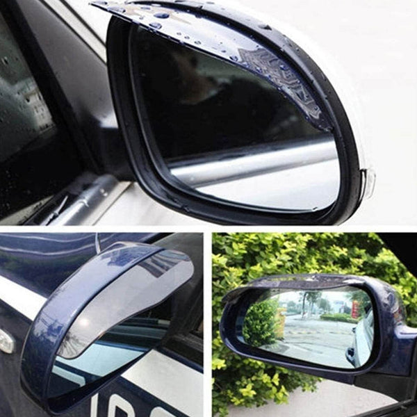 1 Pair Mirror Rain Protector Car Rearview Mirror Rain Blades Car Back Mirror Eyebrow Rain Cover Car Rearview Mirror Eyebrow Covers Flexible Protection Rainproof Decoration Accessories (2 Pcs set) - dailyneed.life