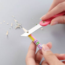 Multicolour Mini Paper Cutter Knife Pencil Knife (Pack of 12) - dailyneed.life