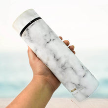 Stainless Steel Temperature Insulated Water Bottle With Marble Pattern (500ml Approx) - dailyneed.life