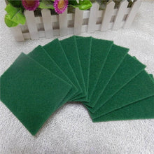 Scrub Sponge Cleaning Pads Aqua Green 10PCS - dailyneed.life