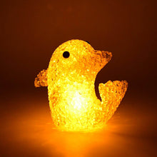 Dolphin Shape Crystal LED Night Light Lamp – Cute Glowing Animal Decorative Light (1 Pc) - dailyneed.life