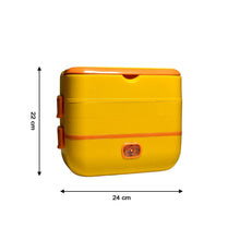 2Layer Electric Lunch Box for Office, Portable Lunch Warmer with Removable 4 Stainless Steel Container. - dailyneed.life