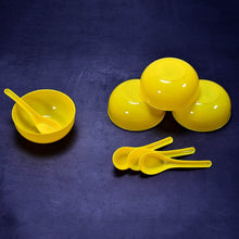 Plastic Soup Bowl & Spoon Set for Kitchen (6-Pcs) - dailyneed.life
