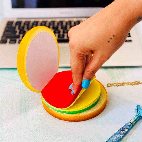 Burger Shaped Note / Sticky Notes / Memo Notes, Unique Mini Notes (Multicolor) - dailyneed.life