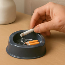 Oblivion Durable Plastic Ashtray with Wide Bowl and Triple Cigarette Holder Slots (1 pc) - dailyneed.life