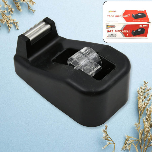 Plastic Tape Dispenser Cutter for Home Office use, Tape Dispenser for Stationary, Tape Cutter Packaging Tape (1 pc / 237 Gm) - dailyneed.life