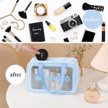 3-IN-1 Waterproof Transparent Travel Toiletry Bag Set - dailyneed.life