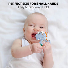 Silicone Dinosaur Teether for Baby (1 Pc / Mix Design & Color) - dailyneed.life
