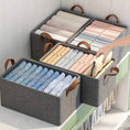 Cloth storage baskets, closet storage bins, Canvas Fabric Storage Basket for shelves, basket organizers for shelf, storage bins for clothes (48×27 Cm) - dailyneed.life