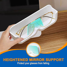 Wall Mount Sunglass Organizer Simple Space Saving Glasses Storage Box Eyewear Stand Holder for Showcase Bedroom Apartment With 2 pc Double Sided Adhesive Sticker (2 Pcs Set) - dailyneed.life